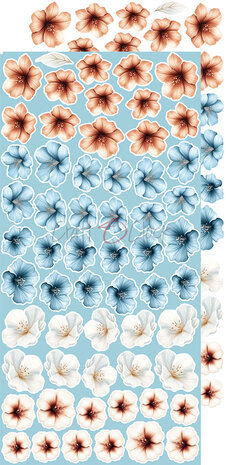 Craft O'Clock Emerald Tales Extras Set Flowers (CC-F40-ET-11)