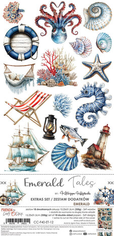 Craft O'Clock Emerald Tales Extras Set Emerald (CC-F40-ET-12) Craft O'Clock Emerald Tales Extras Set Emerald (CC-F40-ET-12)