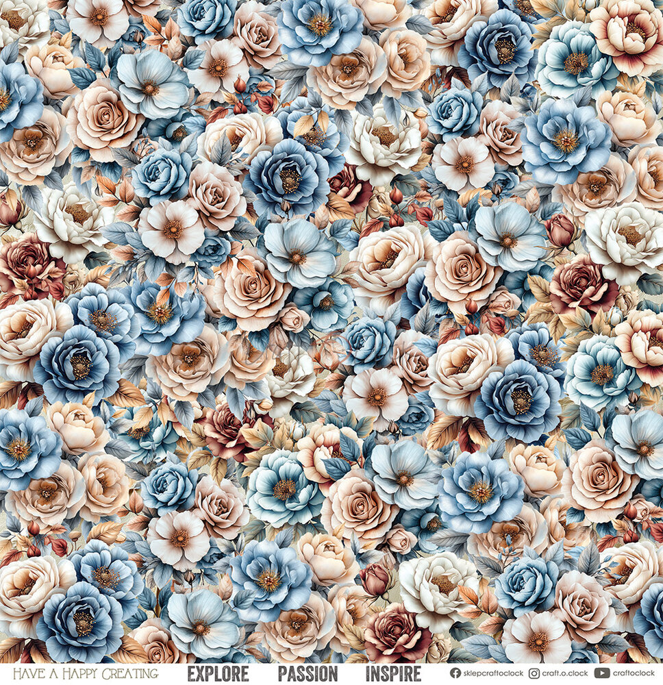 Craft O'Clock Mindfulness Time 12x12 Inch Paper Set (CC-C76-MT-00)