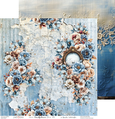 Craft O'Clock Mindfulness Time 12x12 Inch Paper Set (CC-C76-MT-00)