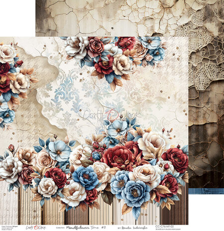 Craft O'Clock Mindfulness Time 12x12 Inch Paper Set (CC-C76-MT-00)