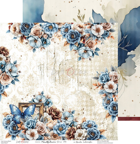 Craft O'Clock Mindfulness Time 12x12 Inch Paper Set (CC-C76-MT-00)