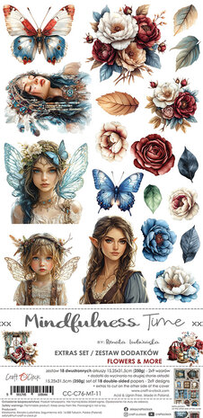 Craft O'Clock Mindfulness Time Extras Set Flowers (CC-C76-MT-11)