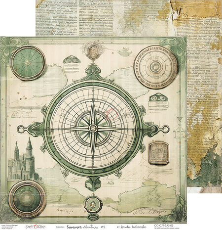 Craft O'Clock Summer Adventures 12x12 Inch Paper Set (CC-C77-SAS-00)