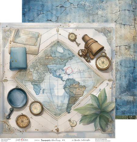 Craft O'Clock Summer Adventures 12x12 Inch Paper Set (CC-C77-SAS-00)