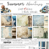 Craft O'Clock Summer Adventures 8x8 Inch Basic Papers Set (CC-C77-SAS-08)