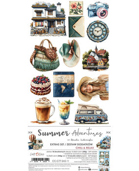 Craft O'Clock Summer Adventures Extras Set Chill & Relax (CC-C77-SAS-11) Craft O'Clock Summer Adventures Extras Set Chill & Relax (CC-C77-SAS-11)