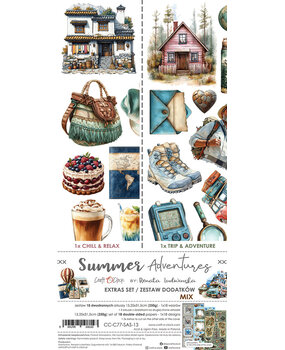 Craft O'Clock Summer Adventures Extras Set Mix (CC-C77-SAS-13)