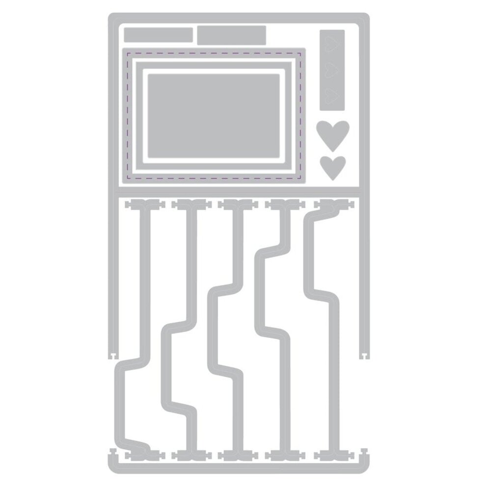 Sizzix 49 and Market Thinlits Die Set Snap and Swap File Folders (666825) Sizzix 49 and Market Thinlits Die Set Snap and Swap File Folders (666825)