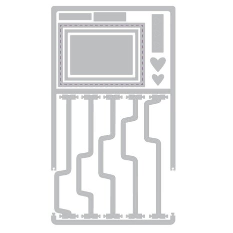 Sizzix 49 and Market Thinlits Die Set Snap and Swap File Folders (666825) Sizzix 49 and Market Thinlits Die Set Snap and Swap File Folders (666825)