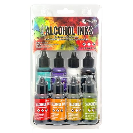 Ranger Tim Holtz Alcohol Ink 8 Pack Kit Spectrum Classic (TAK90731) Ranger Tim Holtz Alcohol Ink 8 Pack Kit Spectrum Classic (TAK90731)