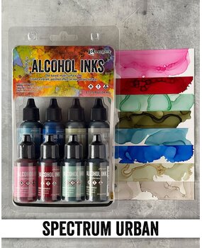 Ranger Tim Holtz Alcohol Ink 8 Pack Kit Spectrum Urban (TAK90748)