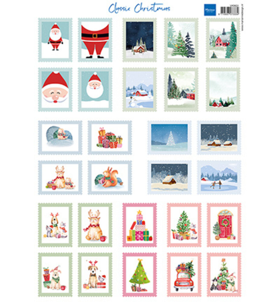 Marianne Design Knipvel A4 Classic Christmas (VK9631)