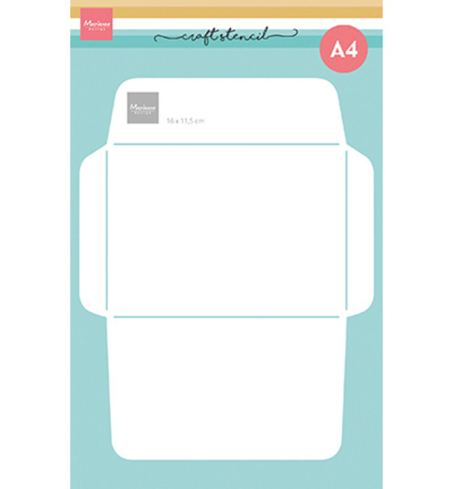 Marianne Design Craft Stencil Envelope 11.5x16 cm (PS8187)