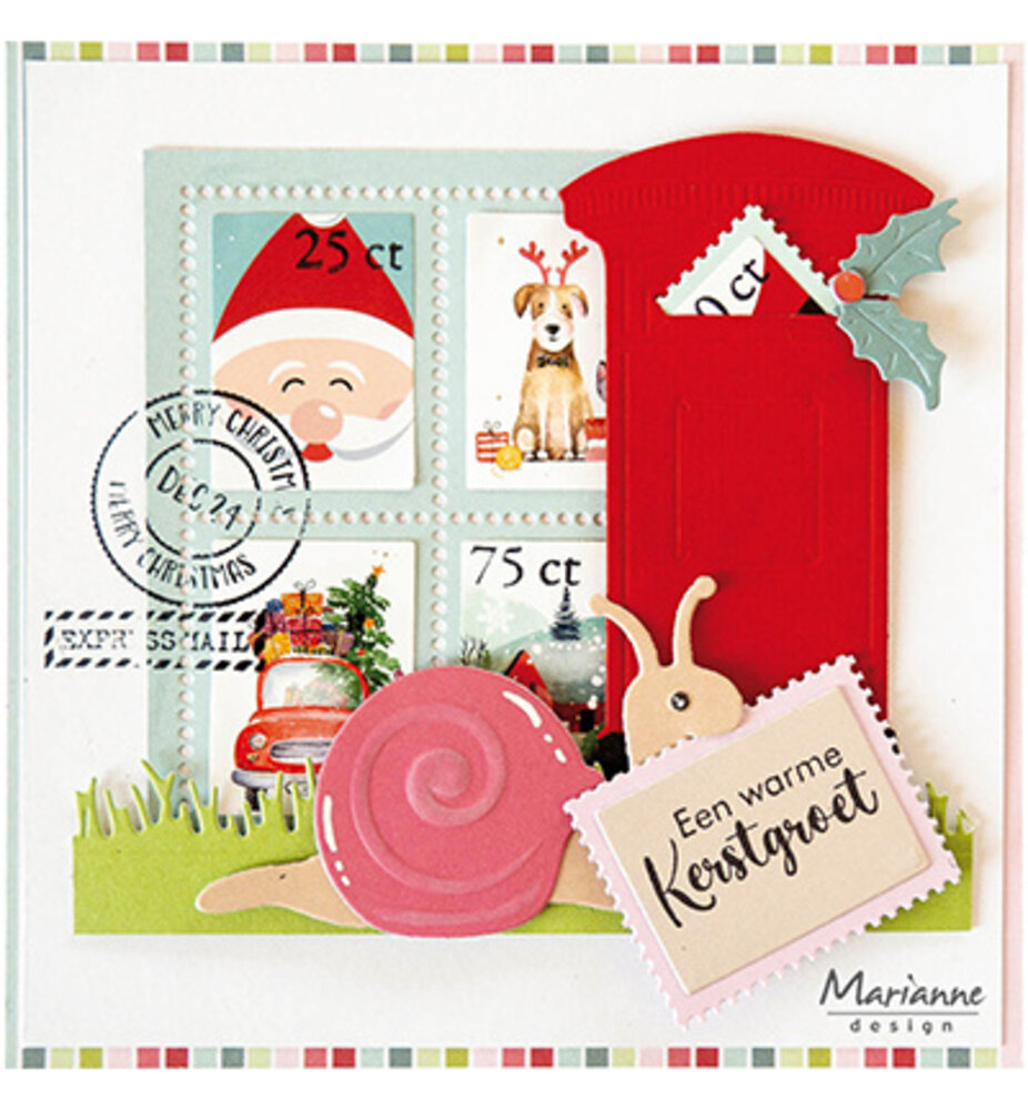 Marianne Design Clear Stamps & Dies Postage (CS1177)