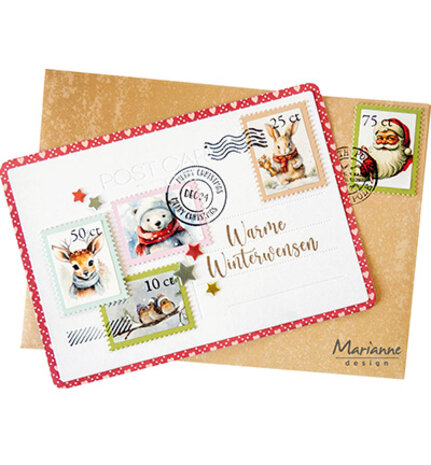 Marianne Design Clear Stamps & Dies Postage (CS1177)