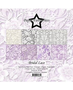 Paper Favourites Bridal Lace 12x12 Inch Paper Pad (PF740) Paper Favourites Bridal Lace 12x12 Inch Paper Pad (PF740)
