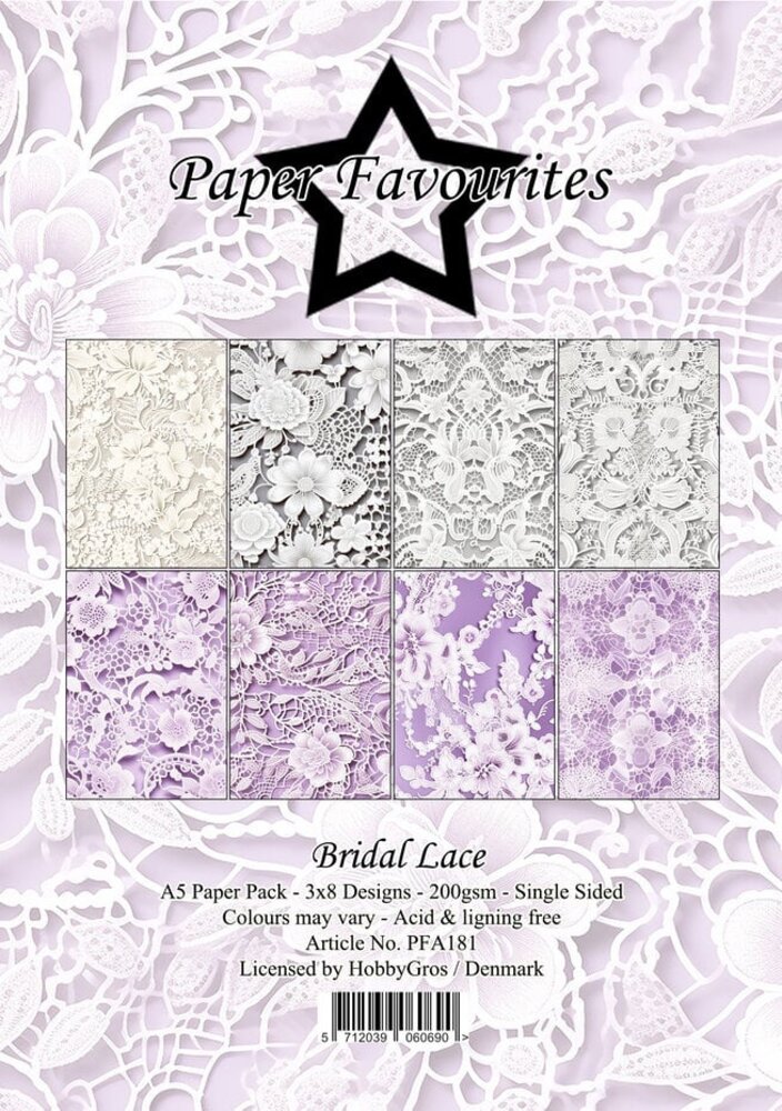 Paper Favourites Bridal Lace A5 Paper Pad (PFA181)