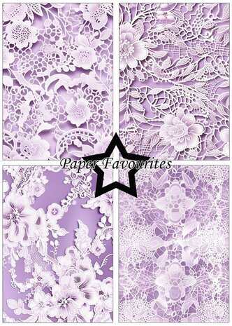 Paper Favourites Bridal Lace A5 Paper Pad (PFA181)