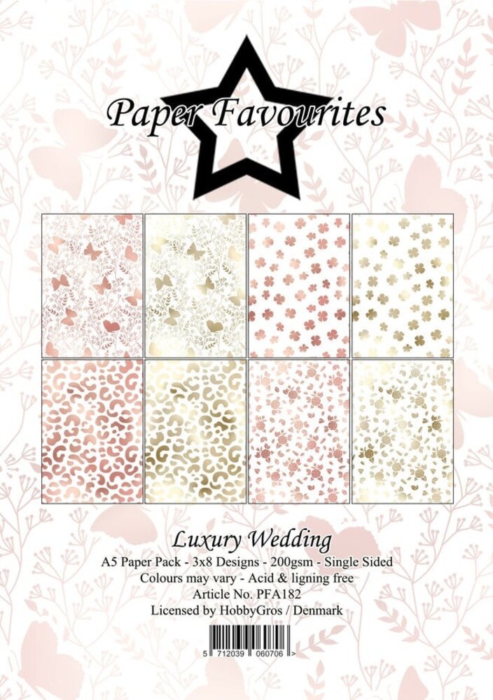 Paper Favourites Luxury Wedding A5 Paper Pad (PFA182) Paper Favourites Luxury Wedding A5 Paper Pad (PFA182)