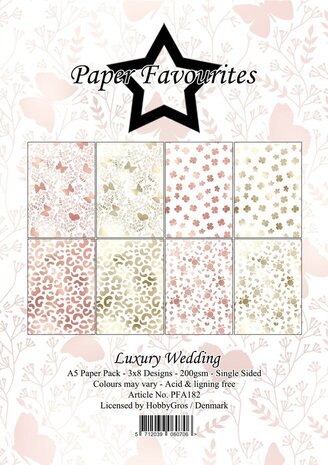 Paper Favourites Luxury Wedding A5 Paper Pad (PFA182) Paper Favourites Luxury Wedding A5 Paper Pad (PFA182)