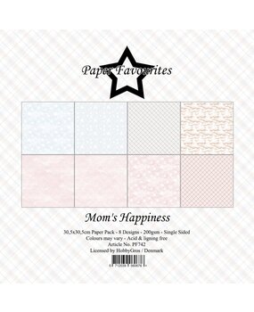 Paper Favourites Mom's Happiness 12x12 Inch Paper Pad (PF742) Paper Favourites Mom's Happiness 12x12 Inch Paper Pad (PF742)