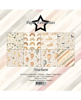 Paper Favourites Newborn 12x12 Inch Paper Pad (PF743) Paper Favourites Newborn 12x12 Inch Paper Pad (PF743)