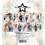 Paper Favourites Bride & Groom 6x6 Inch Paper Pad (PF541)