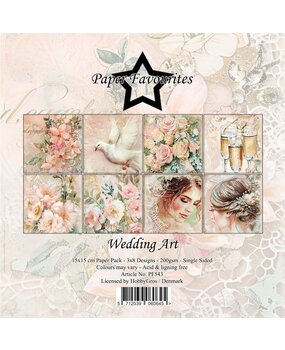 Paper Favourites Wedding Art 6x6 Inch Paper Pad (PF543)