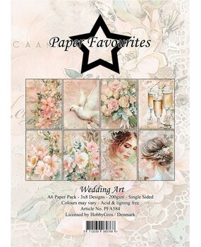 Paper Favourites Wedding Art A6 Paper Pad (PFA584) Paper Favourites Wedding Art A6 Paper Pad (PFA584)