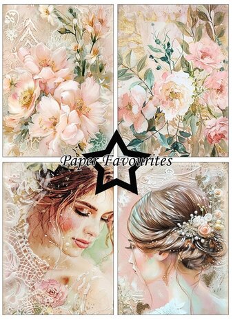 Paper Favourites Wedding Art A6 Paper Pad (PFA584) Paper Favourites Wedding Art A6 Paper Pad (PFA584)