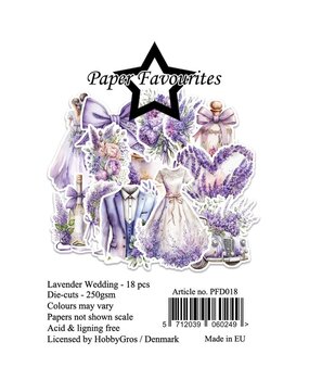Paper Favourites Die-Cuts Lavender Wedding (PFD018)