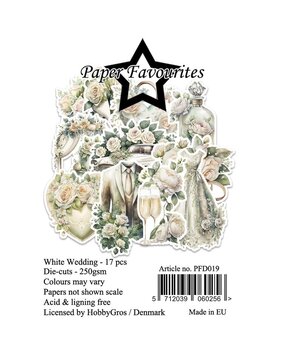 Paper Favourites Die-Cuts White Wedding (PFD019)