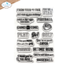 Elizabeth Craft Designs Good Times A5 Clear Stamps Sport Sentiments (CS412) Elizabeth Craft Designs Good Times A5 Clear Stamps Sport Sentiments (CS412)