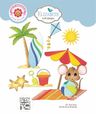 Elizabeth Craft Designs Good Times Dies Beach Scenery (2258)