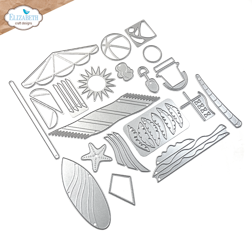 Elizabeth Craft Designs Good Times Dies Beach Scenery (2258)