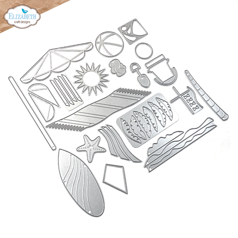 Elizabeth Craft Designs Good Times Dies Beach Scenery (2258)