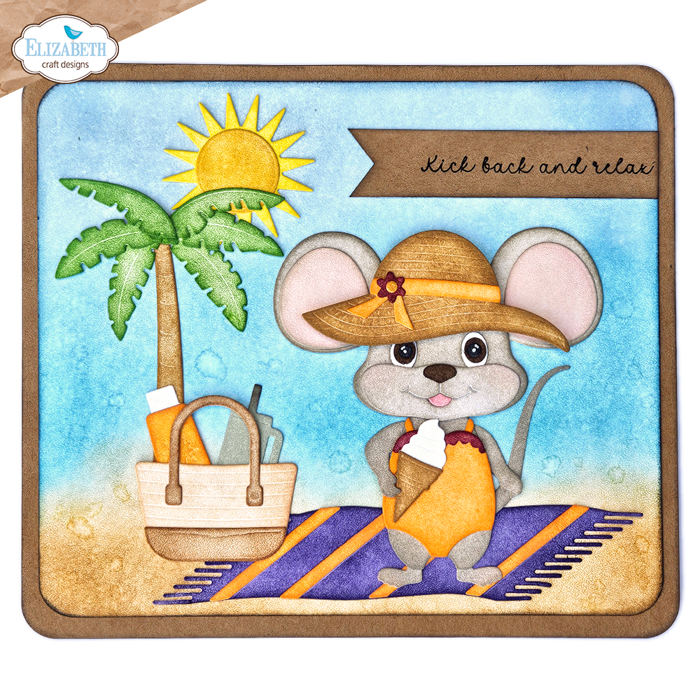 Elizabeth Craft Designs Good Times Dies Beach Scenery (2258)
