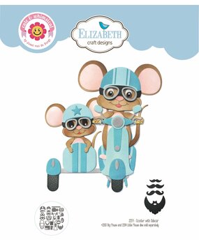 Elizabeth Craft Designs Good Times Dies Scooter with Sidecar (2259) Elizabeth Craft Designs Good Times Dies Scooter with Sidecar (2259)