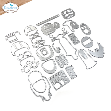 Elizabeth Craft Designs Good Times Dies Scooter with Sidecar (2259)