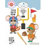 Elizabeth Craft Designs Good Times Dies Football/Baseball Accessories (2261)