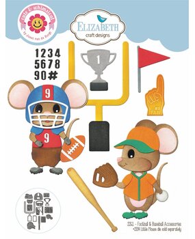 Elizabeth Craft Designs Good Times Dies Football/Baseball Accessories (2261) Elizabeth Craft Designs Good Times Dies Football/Baseball Accessories (2261)