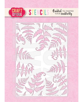 Craft & You Masking Stencil Ferns (SC009)