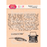 Craft & You Clear Stamp Typewriter (CS049)