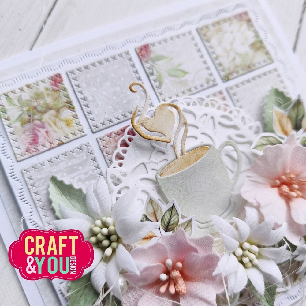 Craft & You Dies Square Decorative Stiches (CW355) Craft & You Dies Square Decorative Stiches (CW355)