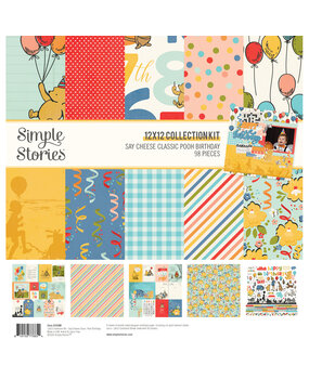 Simple Stories Say Cheese Classic Pooh Birthday 12x12 Inch Collection Kit (24800) Simple Stories Say Cheese Classic Pooh Birthday 12x12 Inch Collection Kit (24800)