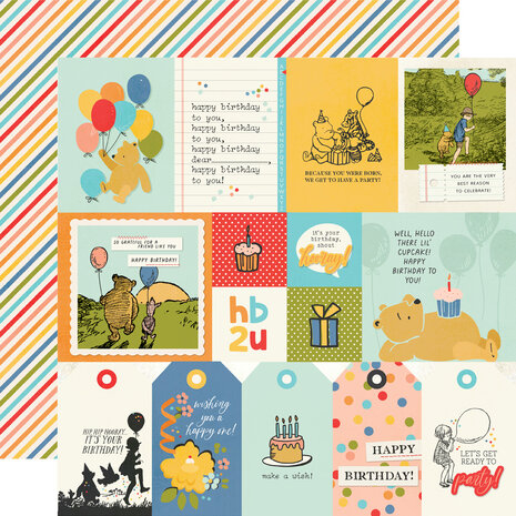 Simple Stories Say Cheese Classic Pooh Birthday 12x12 Inch Collection Kit (24800)