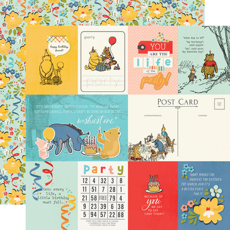 Simple Stories Say Cheese Classic Pooh Birthday 12x12 Inch Collection Kit (24800)