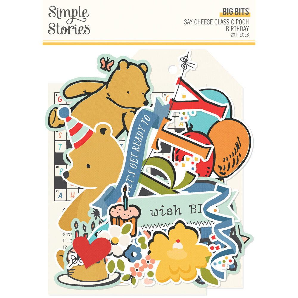 Simple Stories Say Cheese Classic Pooh Birthday Big Bits (24809)