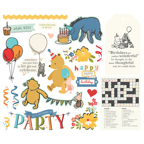 Simple Stories Say Cheese Classic Pooh Birthday Big Bits (24809)